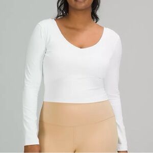 Lululemon Align Long Sleeve Crop Shirt